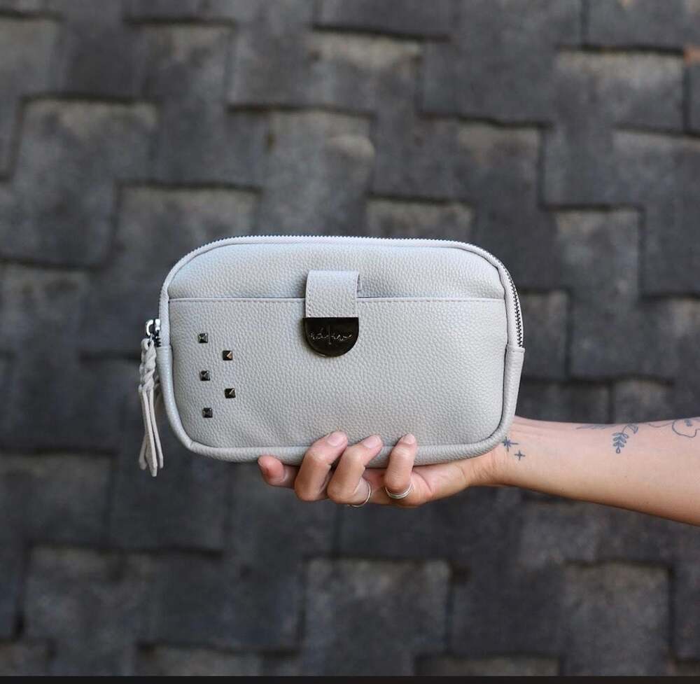 Rad Revolution Sling Wallet in Fog